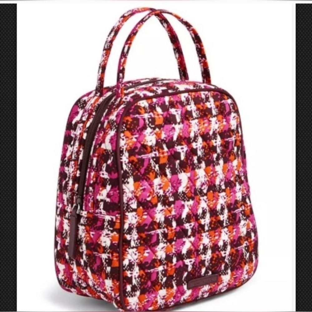 Vera Bradley Houndstooth Tweed Lunch Bunch Lunchbag NWT